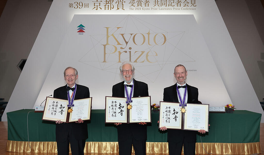 Photo: The 2024 Kyoto Prize laureates